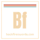 The Backfire Awards badge: Bf, like an element on the periodic table